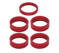 QUXVUIS Esperienza di Guida con 4 Diverse Dimensioni di distanziali per Serie sterzo in Lega Alluminio, rondelle per Serie sterzo in Lega Alluminio da 5 mm, 10 mm, 3 e 2, Realizzati,