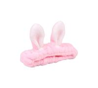 QUXVUIS Fascia per capelli elastica Fascia per capelli carina Ins Fasce per ragazze con orecchie di coniglio Accessori per copricapo Massaggio Lavaggio del viso, Rosa