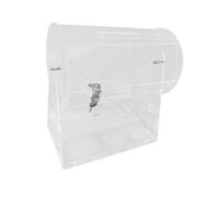 QUXVUIS Gabbia per biglietti della lotteria con vari eventi della lotteria comunità, giochi, feste e attività di coinvolgimento, attrezzatura per tamburi in acrilico per biglietti e palline