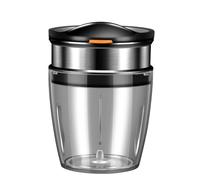 QUXVUIS Gadget da cucina Affettatrice per frutta con coperchio a tazza in ABS per un taglio facile e veloce della frutta Il coperchio della tazza è realizzato in ABS Affettatrice per data rossa