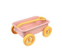 QUXVUIS Giocattolo Portatile per Bambini con Carrello per abilità motorie, Gioco di finzione per Giardinaggio all'aperto in Spiaggia, Rosa, 30.5x25.8x15 cm
