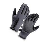 QUXVUIS Guanti invernali Avvolgere le mani Forniture per ciclismo Pregevole fattura Attrezzatura da impermeabile antivento Pratico multicolore, Grigio/M