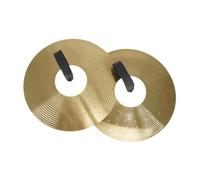 QUXVUIS I piatti crash per batteria jazz in lega offrono un suono versatile, adatto per esercitarsi a casa e presentazioni sul palco. Attività sul palco della scuola di danza, D'oro, 200 millimetri