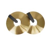 QUXVUIS I piatti crash per batteria jazz in lega offrono un suono versatile, adatto per esercitarsi a casa e presentazioni sul palco. Attività sul palco della scuola di danza, D'oro, 250 millimetri