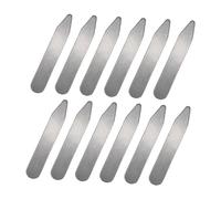 QUXVUIS I versatili supporti per colletto progettati per camicie eleganti da uomo combinano lo stile con il supporto funzionale garantendo un soggiorno fresco, Argento, 5.58x1x0.08 cm