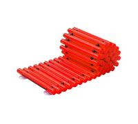QUXVUIS Il Ponte di Equilibrio per Esterni ispira Divertimento e Gioco Attivo, migliorando al Contempo la coordinazione Fisica nei Bambini Piccoli. Gioco, Rosso, 150x28.5 cm