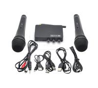 QUXVUIS K2 Wireless Mini Family Home Macchina da canto portatile Lettore Scheda audio USB Mixer per PC per conferenze di nozze