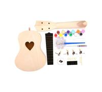 QUXVUIS Kit fai da te per ukulele da 21 pollici, divertenti kit per costruire chitarre per bambini, set per migliorare le competenze dei genitori e dei figli, quindi l'ukulele