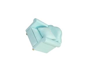 QUXVUIS L'affascinante divano in miniatura valorizza l'ambiente delle bambole e offre comode sedute per gli abitanti in miniatura. Divano con cuscini. Modello