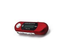 QUXVUIS Mini lettore MP3 supporto 32G Flash Drive Lettore musicale LCD leggero Spegnimento automatico Controllo con un dito, Rosso