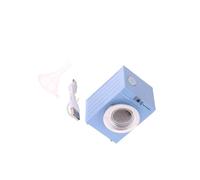 QUXVUIS Modello di lavatrice in miniatura per casa delle bambole 1/12, gioco di finzione per bambini, promozione di scenari creativi nel mondo dei giocattoli, , Blu , 5.1x4.6x7 cm