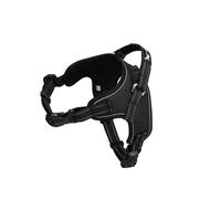 QUXVUIS Morbida imbracatura riflettente imbottita per cani, regolabile, comoda, con cinturino pettorale anti-tiro, migliora la visibilità durante le passeggiate notturne.