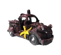 QUXVUIS Ornamenti per acquari con Habitat di grotte e relitti d'auto, Accessori per paesaggi Che incoraggiano l'esplorazione e Il Gioco, Decorazioni per, Camion