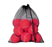QUXVUIS Palline da Tennis per esercitarsi all'aperto Palline da Tennis per esercitarsi Allenamento Elastico Principianti Professionisti Allenamento Portatile attività di, Rosso