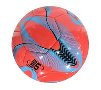 QUXVUIS Pallone da calcio Training No. 5 per sport all'aria aperta e per esperienze di gioco, caratterizzato da un'eccellente durata e una migliore sensibilità del piede, rosso