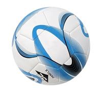 QUXVUIS Pallone da calcio Training No. 5 per sport all'aria aperta e per esperienze di gioco, caratterizzato da un'eccellente durata e una migliore sensibilità del piede, bianco