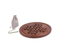 QUXVUIS Peg Solitaire Puzzle Toy Classico Gioco da Tavolo Gioco Impegnativo Sviluppa le Capacità di Problem Solitaire nelle Giovani Menti Europa Scacchi da Tavolo Singolo Giocattolo per Principianti