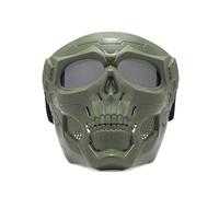 QUXVUIS Per Maschera protettiva da ciclo con in ABS e lenti rivestite in PC Occhiali da moto pesca Per Maschera protettiva moto, verde militare-B