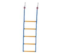 QUXVUIS Per Scala di corda per barche a cinque gradini per impieghi gravosi, soluzione di imbarco durevole per esterni, include moschettone per un collegamento rapido e facile,