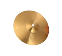 QUXVUIS Piatti per batteria professionali realizzati per musicisti seri che offrono un suono versatile e un crash per batteria jazz. Il piatto è accuratamente lucidato per, Giallo, 8 pollici