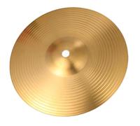 QUXVUIS Piatti per batteria professionali realizzati per musicisti seri che offrono un suono versatile e un crash per batteria jazz. Il piatto è accuratamente lucidato per, Giallo, 12 pollici