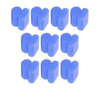 QUXVUIS Piccolo set di sordina per eufonio, tuba, corni, cuscinetti in gomma, versatile, include 10 accessori con cuscinetti antirumore, in gomma antirumore, accessorio per , Blu , 4 millimetri