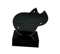 QUXVUIS Porta plettri per chitarra, espositore per plettri, supporto multifunzionale per, organizer con cornice in acrilico, contenitore per riporre i, cavalletto espositivo