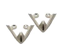 QUXVUIS Protezione per accessori decorativi per scarpe con puntali resistenti e copripunta elegante per tacchi alti per donne chic, stile tacchi alti, copripunta elegante, Argento, 3.5x3x1.5 cm