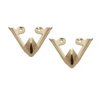 QUXVUIS Protezione per accessori decorativi per scarpe con puntali resistenti e copripunta elegante per tacchi alti per donne chic, stile tacchi alti, copripunta elegante, Oro, 3.5x3x1.5 cm