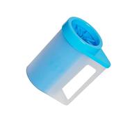 QUXVUIS Pulitore per zampe di cane portatile e pratico per una facile pulizia Pulitore per zampe di cane portatile in PP per animali domestici per animali domestici, Blu M