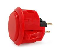 QUXVUIS Pulsante Leggero Rotondo Durevole Off Arcade Interruttore Facile da installare Joystick accessorio di gioco resistente agli urti sensibile