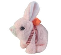 QUXVUIS Saltare e rimbalzare Come Un Vero Coniglio Elettrico di Peluche. Opzioni di Colore Multiple per accompagnare Il Giocattolo dell'animale Domestico, digitare+5