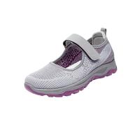 QUXVUIS Scarpe Casual Versatili per Tutti i Giorni Scarpe Basse Antiscivolo da Ginnastica comode per Interni ed Esterni da Donna Versatili per Molti Modi di vestirsi da Passeggio, Grigio, 38 Taglia