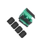 QUXVUIS Scatola per carte da gioco, custodia per carte da gioco, protezione in pelle PU con cassetto, custodia per interna color cachi, Verde interiore, 22.8x9.5x12.2 cm