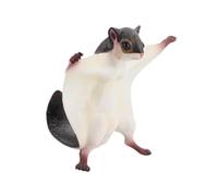 QUXVUIS Sculture realistiche e dettagliate, statuette di animali, regali di compleanno unici dipinti a mano, pezzi decorativi per aree gioco per bambini, Scoiattolo volante