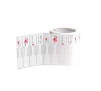 QUXVUIS Segnaprezzi per gioielli scritti a mano Adesivi Prezzi personalizzati per anelli Collane Offerta semplice e professionale Ampia quantità per, Rosa, 6x1.2 cm
