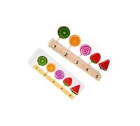 QUXVUIS Set di giocattoli in legno per bambini, include cibo realistico per giochi di ruolo che stimola la creatività in modi divertenti. Set giocattoli realistici. ruolo, Lolly, 21.7x4x9cm