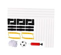 QUXVUIS Set di porte da calcio per bambini, rete da calcio flessibile per giochi e divertimento al chiuso e all'aperto, per un'esperienza di gioco che migliora il divertimento.