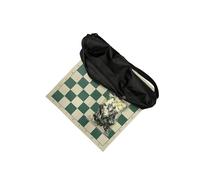 QUXVUIS Set di Scacchi da Viaggio Leggero, Set di Scacchi da torneo con Borsa per Il Trasporto Portatile, per Gli Appassionati Che Amano Giocare nella Natura, Pezzi della, l