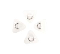 QUXVUIS Set di toppe con anelli a D in acciaio inossidabile - Kayak, gommone, tavola da surf, canoa, gommone, toppa in PVC con anelli a D acciaio inossidabile, tavola da surf, canotto, kayak,