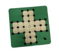 QUXVUIS Sfida strategica Solitario Gioco da tavolo Classico Problem Solving Divertimento durante le riunioni di famiglia all'aperto Gioco da tavolo solitario artigianale Set con