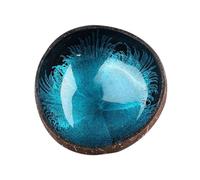 QUXVUIS Squisita scatola di conchiglie di cocco Bella custodia per chiavi Ciotola cocco resistente all'usura Ciotola decorativa Superficie liscia