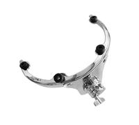 QUXVUIS Staffa di sospensione per batteria con set completo di accessori che garantisce un'installazione fluida per il kit batteria. Il rack per garantirà, Argento, 12 pollici