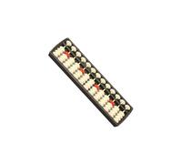 QUXVUIS Strumento educativo per calcolatrice matematica Abaco 13 colonne per bambini che imparano l'aritmetica Attività divertenti con 5 perline Giocattoli educativi Strumento