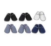 QUXVUIS Suole antiscivolo per la casa Pantofole durevoli e robuste per le donne. Il set di pantofole viene fornito anche con una borsa in feltro per riporle. Questi