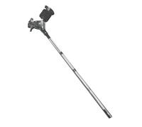 QUXVUIS Supporto per piatti con estensione regolabile, supporto per piatti, morsetto a cricchetto in metallo, facile da installare, pratico per batteria e, Direzione universale, 1.25x4.6 cm