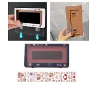 QUXVUIS Supporto per telefono da parete con schermo sensibile al tocco, impermeabile e trasparente durante bagni o docce. Protezione impermeabile, non importa se rovescia qualcosa.