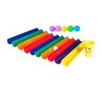 QUXVUIS Team Building Pipeline Challenge Set Giochi di gruppo Divertimento all'aperto e al chiuso Miglioramento della collaborazione e dello spirito di Giochi costruzione Pipeline Set Gioco