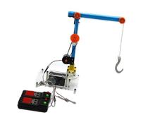 QUXVUIS Tecnologia fai da te creativa Scienza Esperimento fisico Giocattolo gru a torre Ispira le giovani menti a impegnarsi in attività pratiche ed educative Tecnologia Piccola