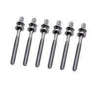 QUXVUIS Tiranti per grancassa Performance Drum Viti per grancassa con rondelle di ricambio Il pacchetto include parti durevoli per riparazioni Tiranti per con rondelle di, Argento, M5x45mm